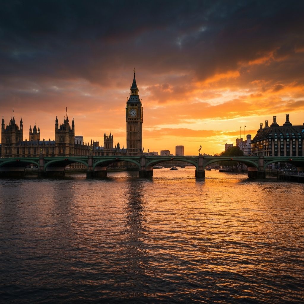 London cinematic backdrop